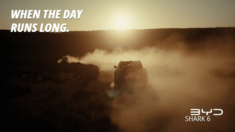 BYD Shark 6 day runs long sequence