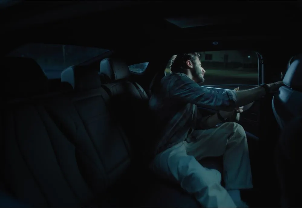 BYD SEALION 5 car interior scene
